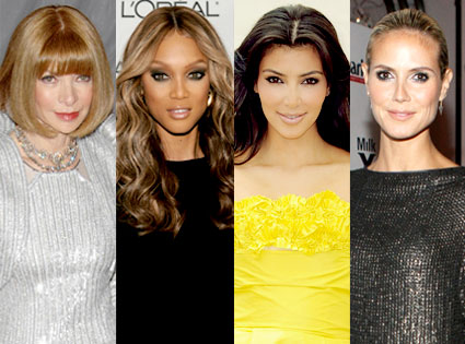 Anna Wintour, Tyra Banks, Kim Kardashian, Heidi Klum Anna Wintour, Tyra Banks, Kim Kardashian, Heidi Klum